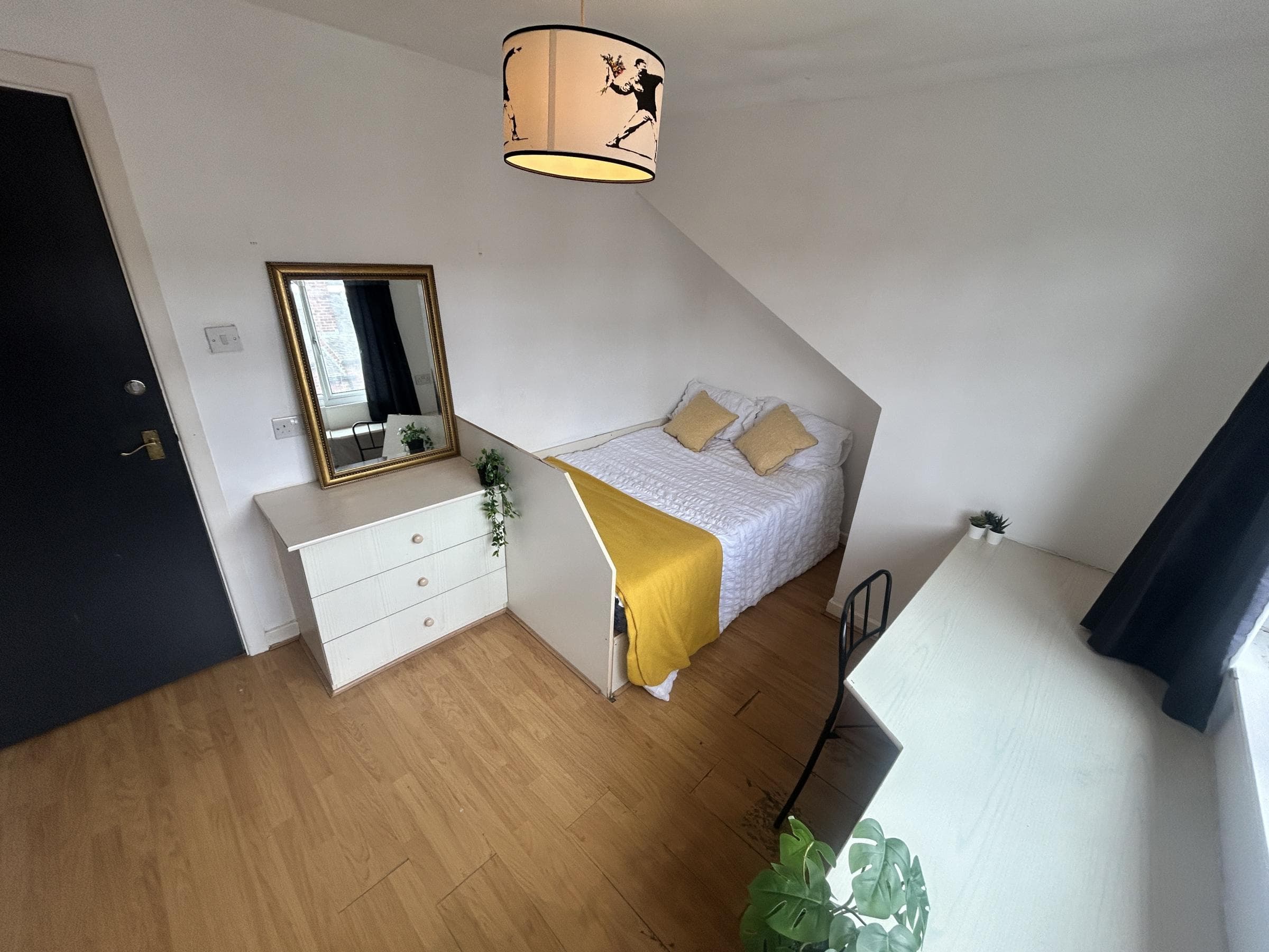 Top-floor bedroom