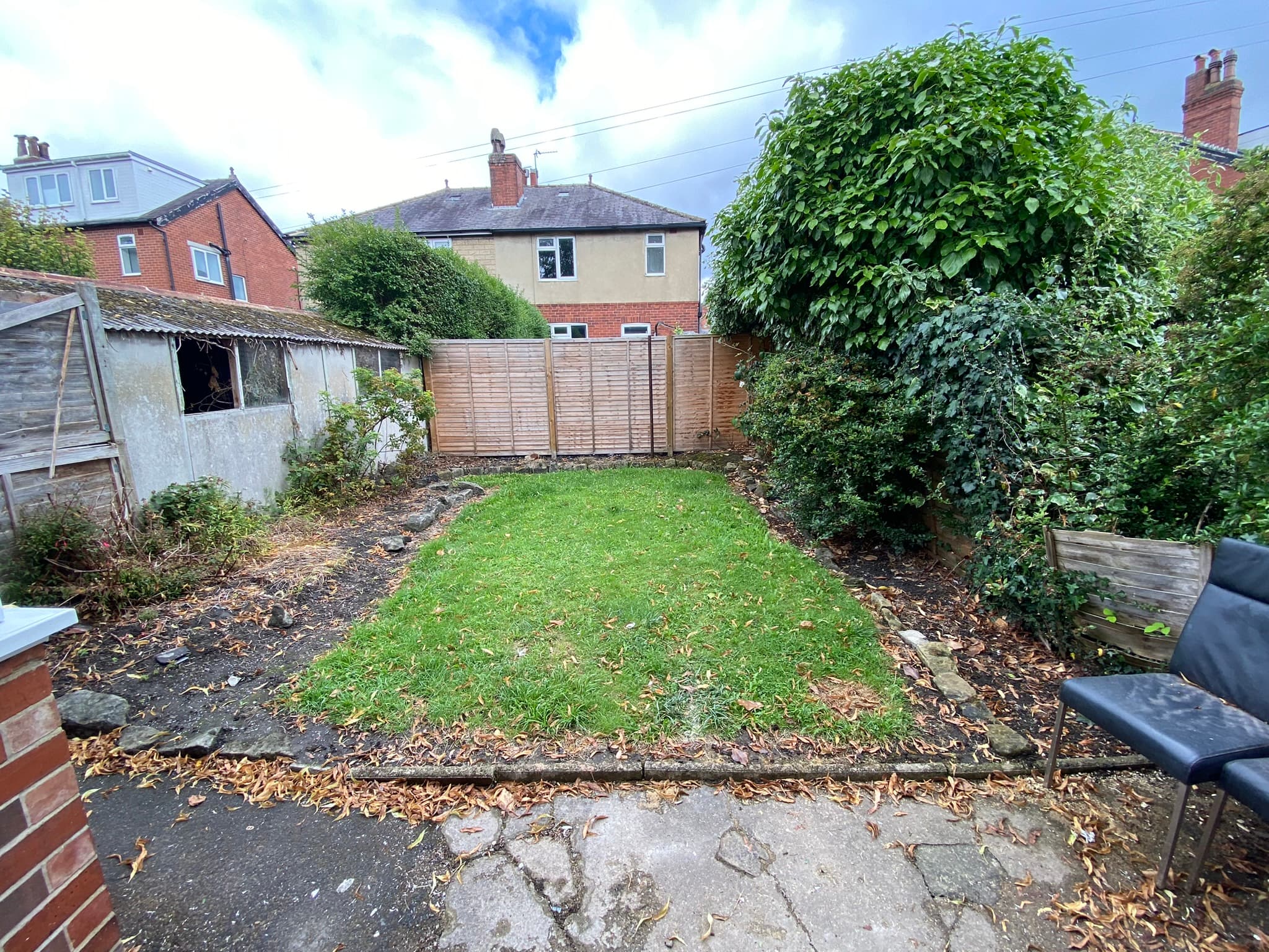 Private back garden