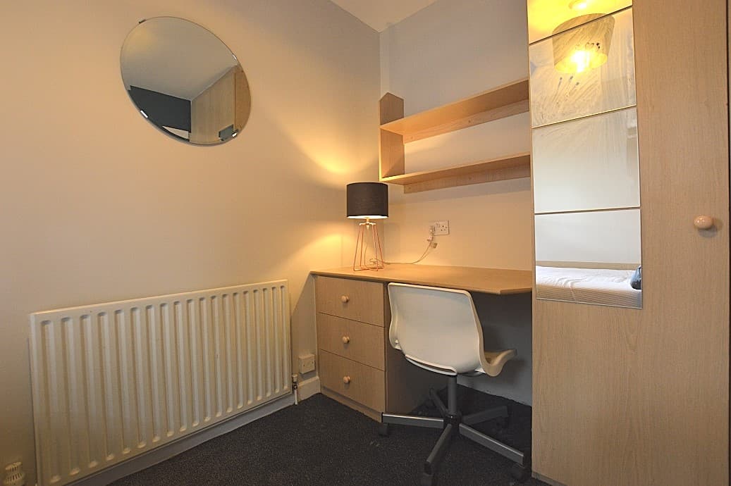 Study desk and wardrobe